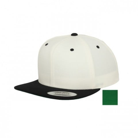 biało-czarny snapback flexfit z haftem