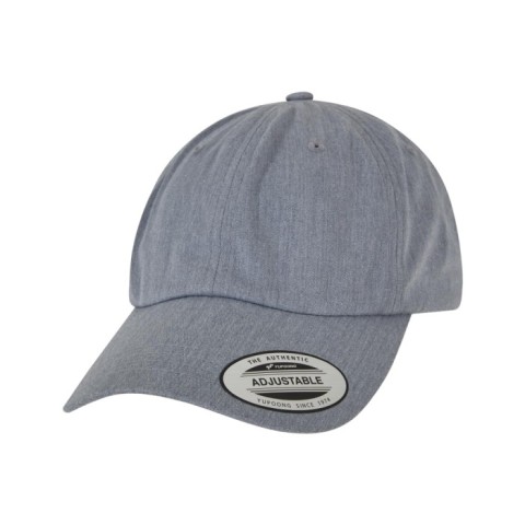 heather grey flexfit dad hat