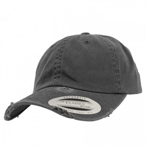 dunkelgrau low profile destroyed cap