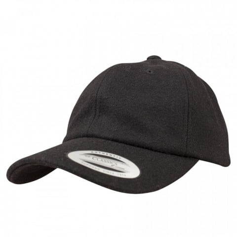 czarna wełniana czapka flexfit