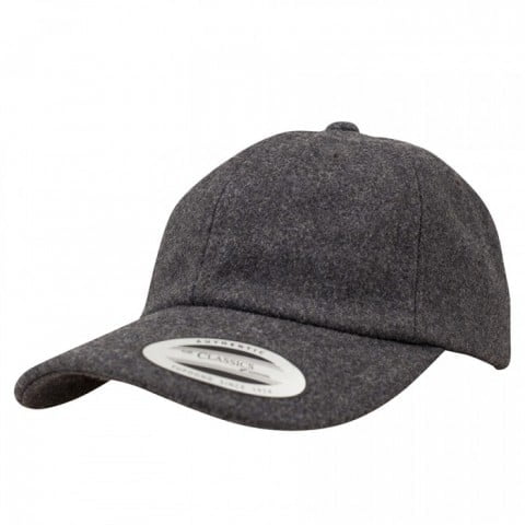 dunkelgrau melton wool flexfit cap