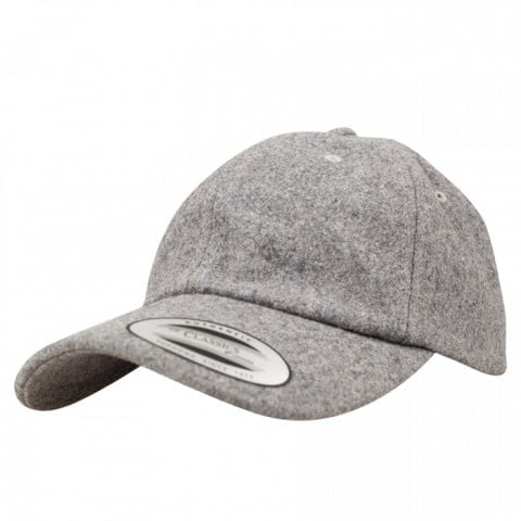 grau melton wool flexfit cap
