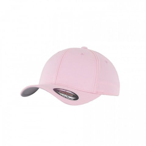 różowa czapka flexfit wooly