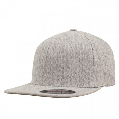 heather grey fullcap Flexfit flat visor