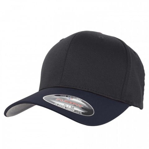 black-navy Flexfit Wooly Combed 2-Tone
