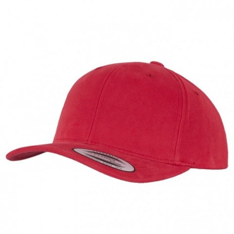 czerwona czapka flexfit 6363V