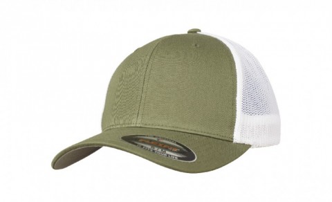 Buck/White - Czapka dwukolorowa Trucker Mesh