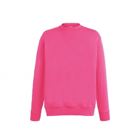 Fuchsia - Bluza Crewneck Lightweight Set-In