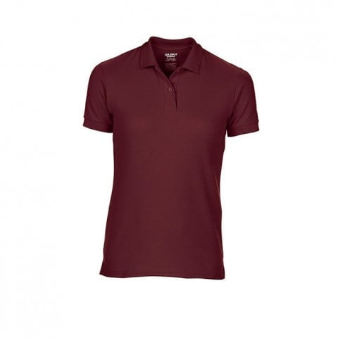 Maroon - Damska koszulka polo DryBlend®