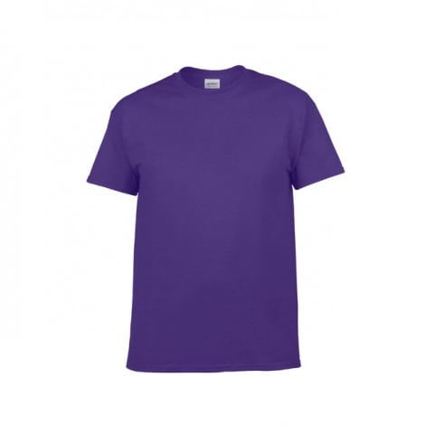 Prosta klasyczna fioletowa koszulka Heavy Cotton Gildan 5000