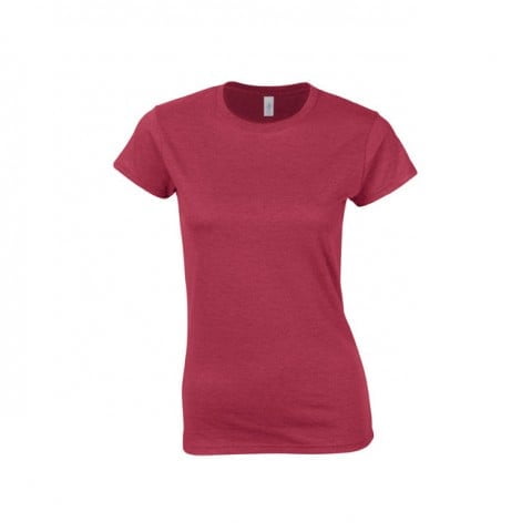 Antique Cherry Red (Heather) - Damska koszulka Softstyle®