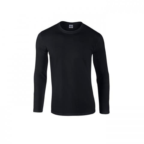 Black longsleeve tee Gildan Softstyle 64400