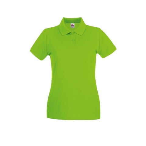 Lime - Damska koszulka polo Premium Lady-Fit
