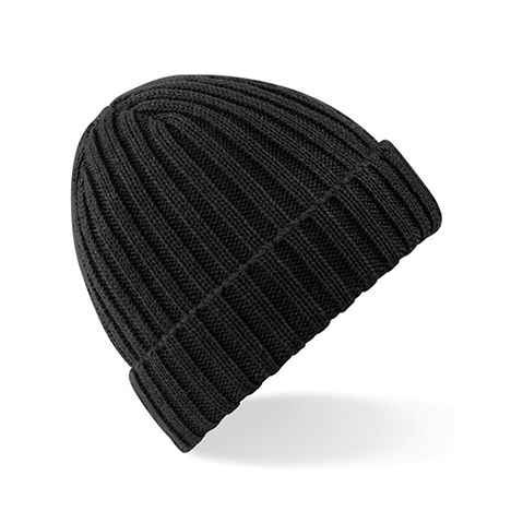 Black - Czapka zimowa Chunky Ribbed