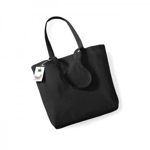 Black - Organic Cotton Shopper