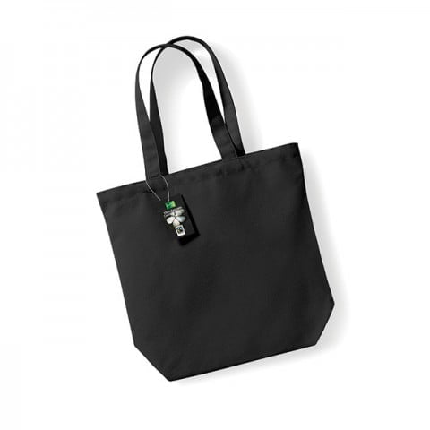 Black - Fairtrade Cotton Camden Shopper