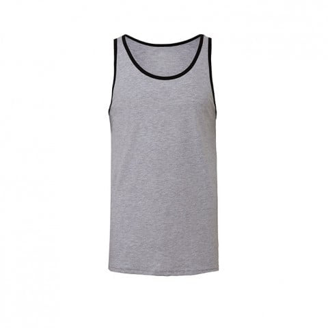 Athletic Heather/Black - Koszulka Tank Top 3480