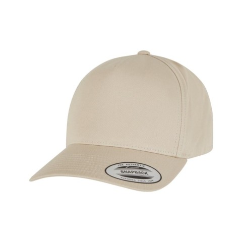 Cap 5-Panel Curved Classic Snapback - beige flexfit raven