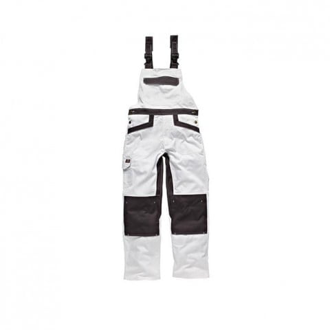 White - Industry 260 Bib & Brace