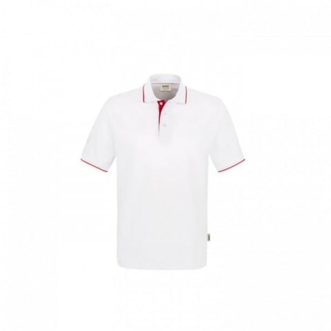 White - Męska koszulka polo Casual 803