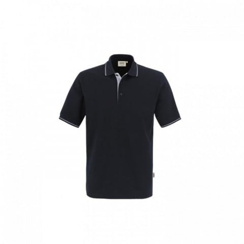 Black - Męska koszulka polo Casual 803