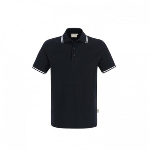 Black - Męska koszulka polo Twin-Stripe 805