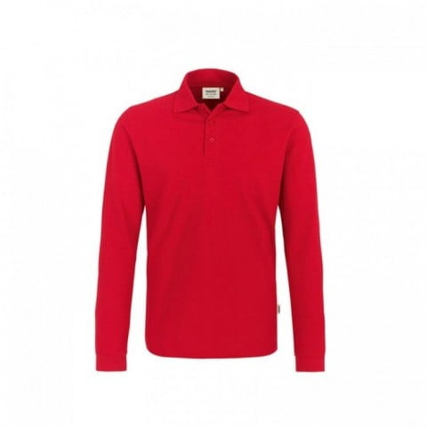 Red - Męska koszulka Polo Classic z długim rekawem 820