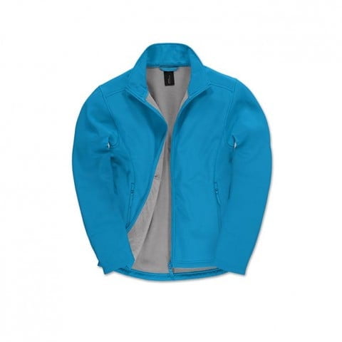 light blau softshells bestickt