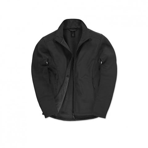 schwarz softshells bestickt