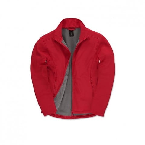 rot softshells bestickt