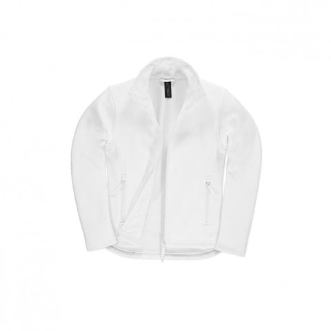 biały damski softshell