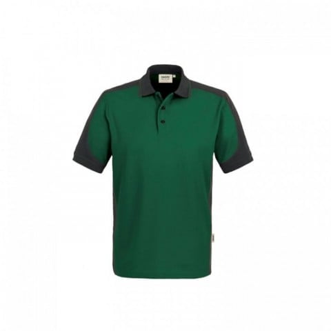 Fir Green - Męska koszulka polo Performance Contrast 839