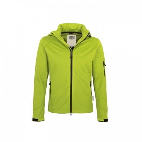 zielony softshell haftowany