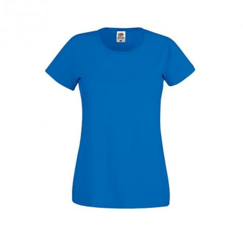 Damska koszulka niebieska Original Lady Fit Fruit of the Loom 61-420-0