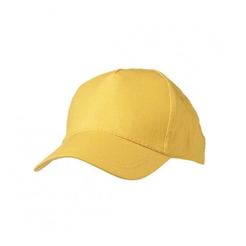 żółta czapka reklamowa