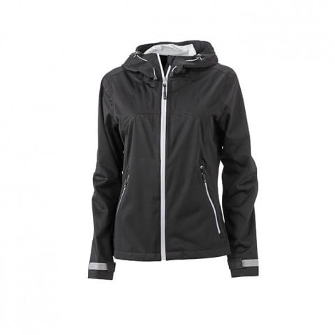 Black - Damska kurtka softshell Outdoor