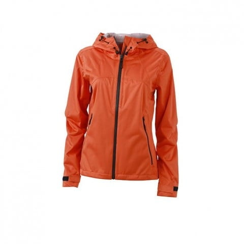 Dark Orange - Damska kurtka softshell Outdoor