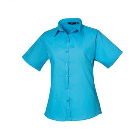 Turquoise - Damska bluzka Easy-Care
