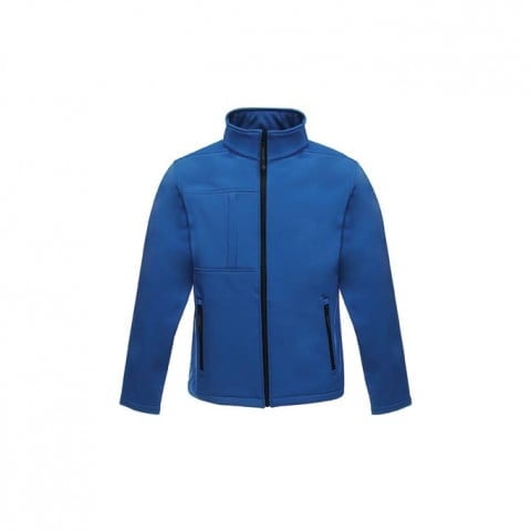 royal softshell mit stickerei