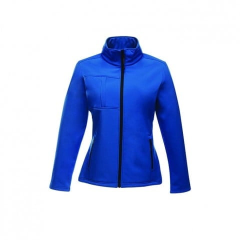 blau jacke mit logo