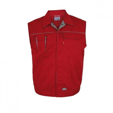 Red - Contrast Work Vest