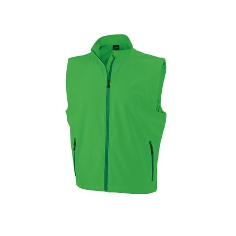 Green - Męska kamizelka softshell JN1022