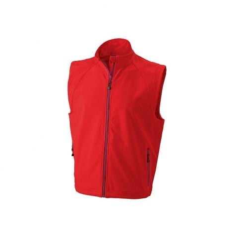 Red - Męska kamizelka softshell JN1022