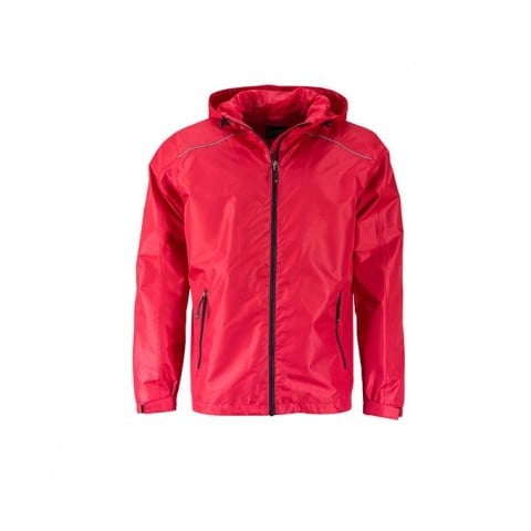 Red - Mens` Rain Jacket