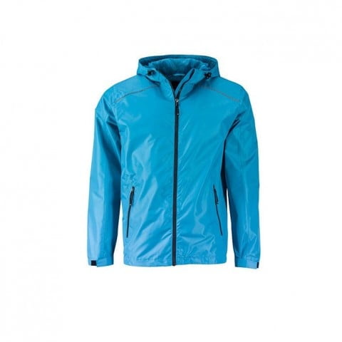 Turquoise - Mens` Rain Jacket