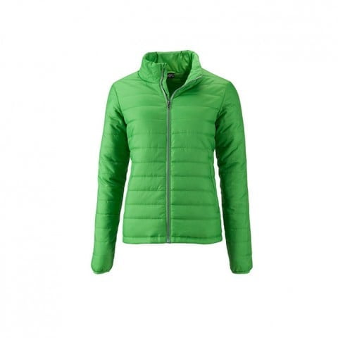 Green - Damska kurtka pikowana JN1119