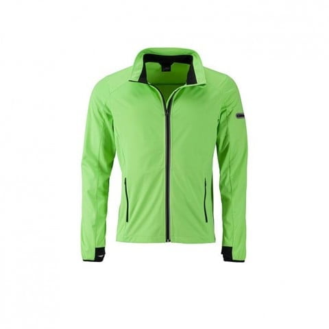 Bright Green - Men`s Sports Softshell Jacket