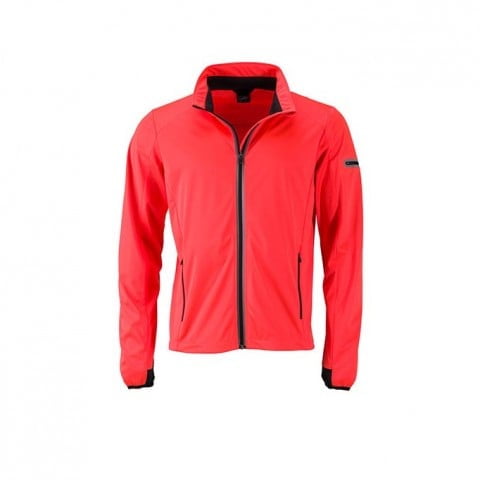 Bright Orange - Men`s Sports Softshell Jacket