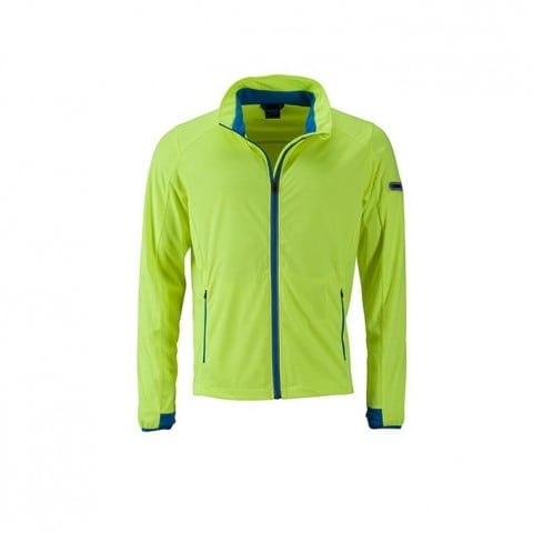 Bright Yellow - Men`s Sports Softshell Jacket