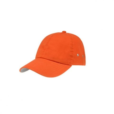 pomarańczowa czapka action z nadrukiem